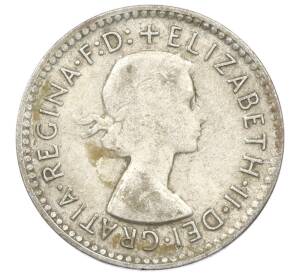 3 пенса 1957 года Австралия — Фото №2