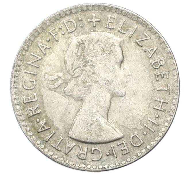 Монета 3 пенса 1963 года Австралия (Артикул: M2-81559) — Фото №2