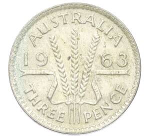 3 пенса 1963 года Австралия — Фото №1
