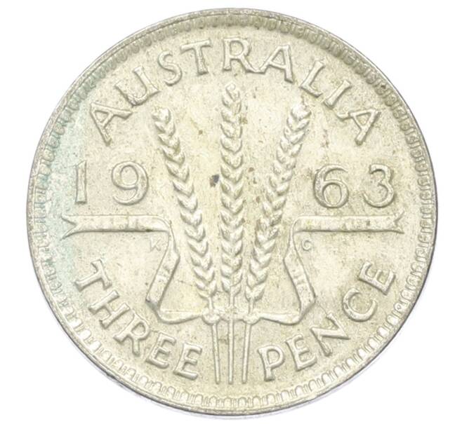 Монета 3 пенса 1963 года Австралия (Артикул: M2-81560) — Фото №1