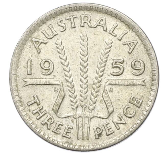 Монета 3 пенса 1959 года Австралия (Артикул: M2-81561) — Фото №1