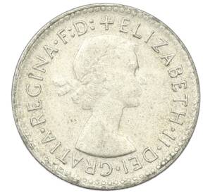 3 пенса 1960 года Австралия — Фото №2