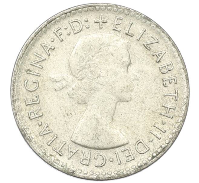 Монета 3 пенса 1960 года Австралия (Артикул: M2-81563) — Фото №2