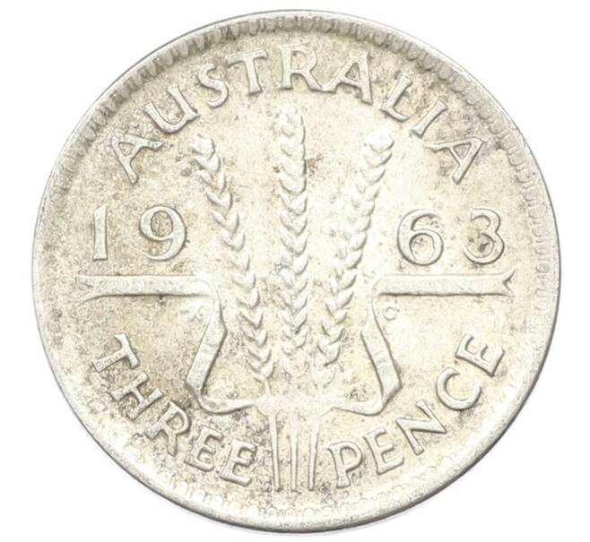 Монета 3 пенса 1963 года Австралия (Артикул: M2-81564) — Фото №1