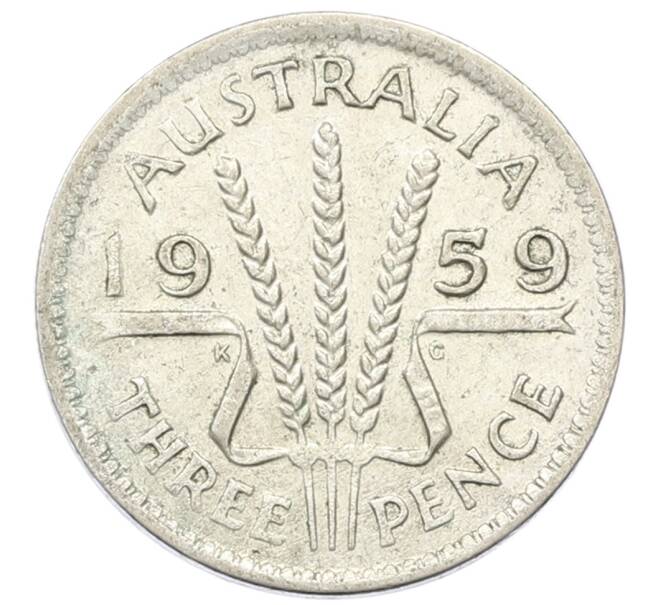 Монета 3 пенса 1959 года Австралия (Артикул: M2-81566) — Фото №1