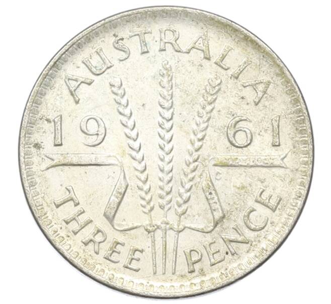 Монета 3 пенса 1961 года Австралия (Артикул: M2-81567) — Фото №1