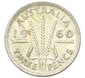 3 пенса 1960 года Австралия — Фото №1