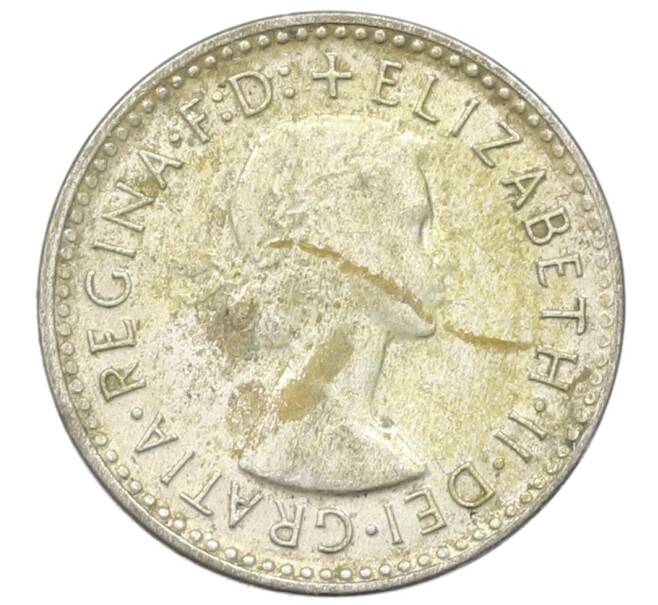 Монета 3 пенса 1960 года Австралия (Артикул: M2-81568) — Фото №2