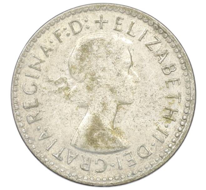 Монета 3 пенса 1959 года Австралия (Артикул: M2-81572) — Фото №2