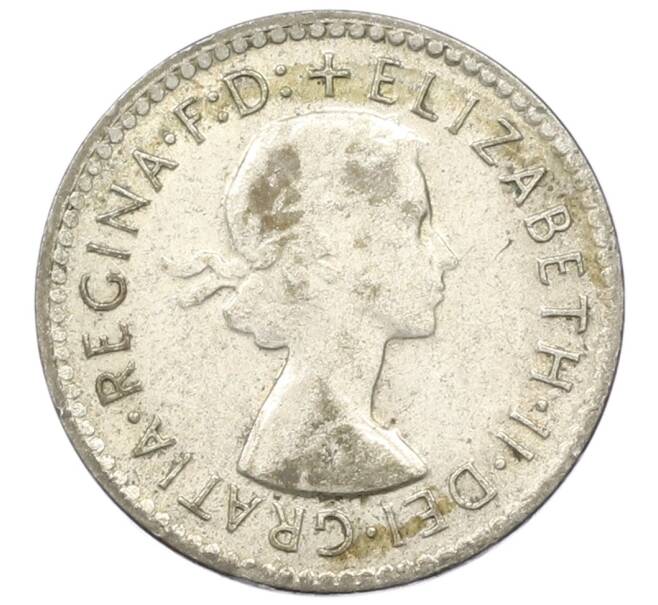 Монета 3 пенса 1959 года Австралия (Артикул: M2-81574) — Фото №2