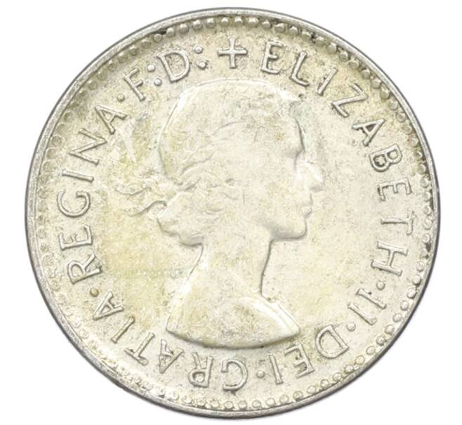 Монета 3 пенса 1960 года Австралия (Артикул: M2-81576) — Фото №2
