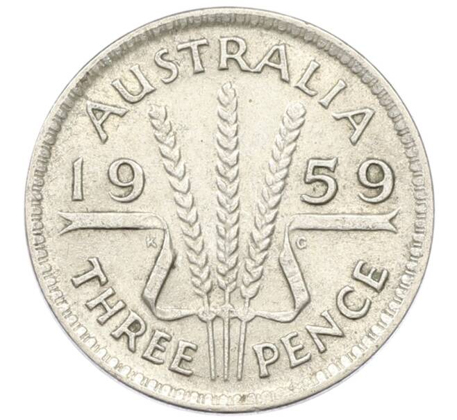 Монета 3 пенса 1959 года Австралия (Артикул: M2-81577) — Фото №1