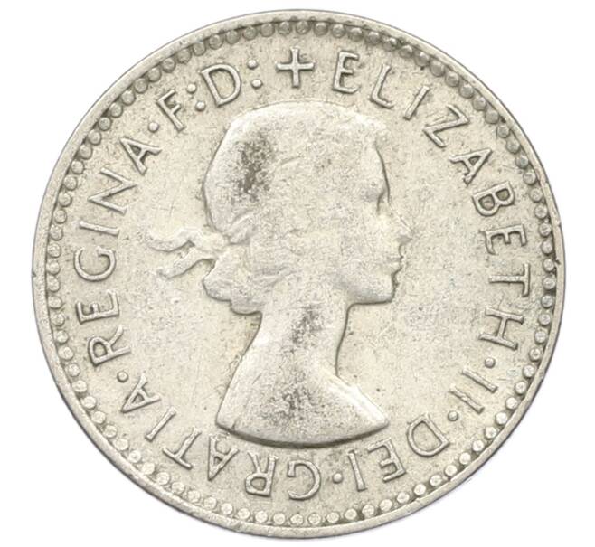Монета 3 пенса 1959 года Австралия (Артикул: M2-81577) — Фото №2