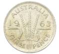Монета 3 пенса 1963 года Австралия (Артикул: M2-81579) — Фото №1