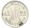 Монета 3 пенса 1964 года Австралия (Артикул: M2-81580) — Фото №1