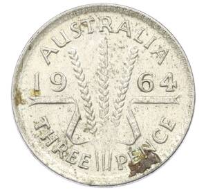 3 пенса 1964 года Австралия