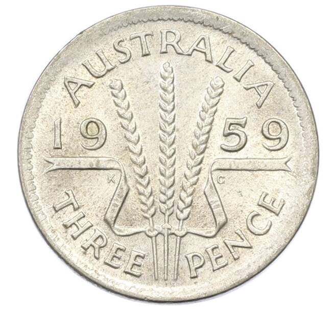 Монета 3 пенса 1959 года Австралия (Артикул: M2-81583) — Фото №1