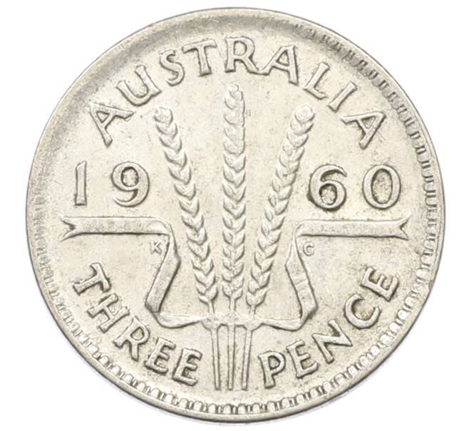 Монета 3 пенса 1960 года Австралия (Артикул: M2-81584) — Фото №1