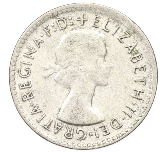 Монета 3 пенса 1960 года Австралия (Артикул: M2-81584) — Фото №2