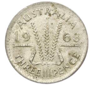 3 пенса 1963 года Австралия