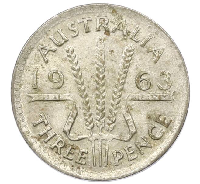 Монета 3 пенса 1963 года Австралия (Артикул: M2-81585) — Фото №1