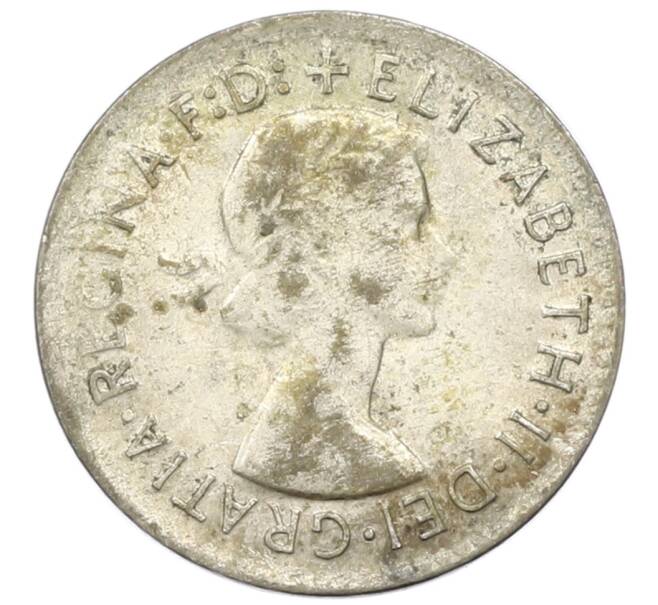 Монета 3 пенса 1963 года Австралия (Артикул: M2-81585) — Фото №2