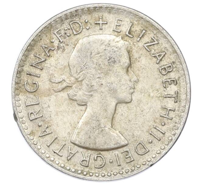 Монета 3 пенса 1960 года Австралия (Артикул: M2-81588) — Фото №2