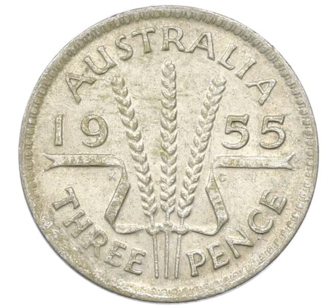 Монета 3 пенса 1955 года Австралия (Артикул: M2-81589) — Фото №1