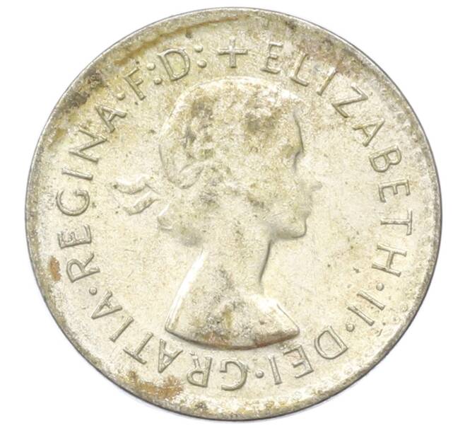 Монета 3 пенса 1961 года Австралия (Артикул: M2-81590) — Фото №2