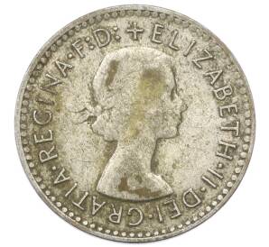 3 пенса 1957 года Австралия — Фото №2