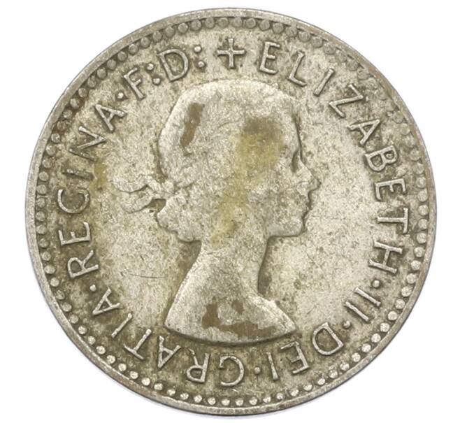 Монета 3 пенса 1957 года Австралия (Артикул: M2-81591) — Фото №2