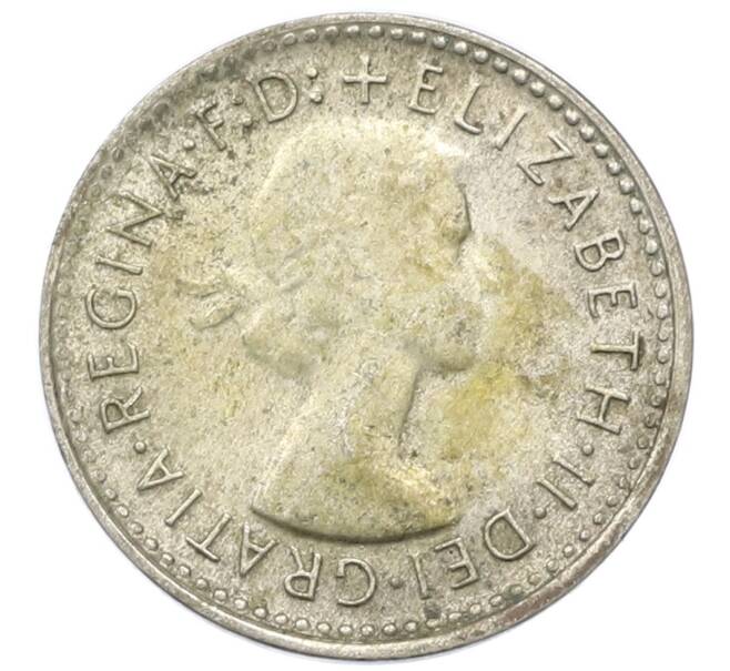 Монета 3 пенса 1961 года Австралия (Артикул: M2-81592) — Фото №2