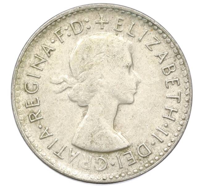 Монета 3 пенса 1960 года Австралия (Артикул: M2-81593) — Фото №2