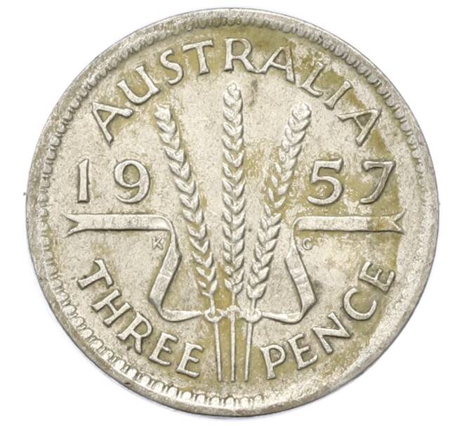 Монета 3 пенса 1957 года Австралия (Артикул: M2-81595) — Фото №1