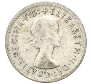 3 пенса 1958 года Австралия — Фото №2