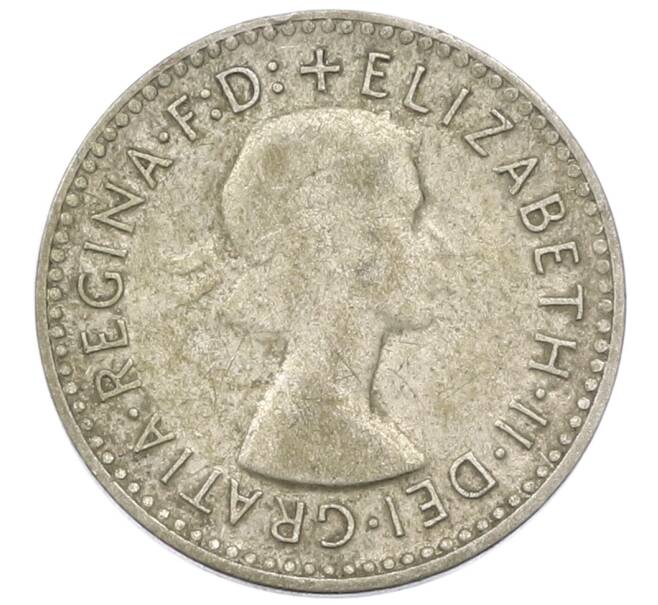 Монета 3 пенса 1956 года Австралия (Артикул: M2-81598) — Фото №2