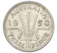 Монета 3 пенса 1958 года Австралия (Артикул: M2-81599) — Фото №1