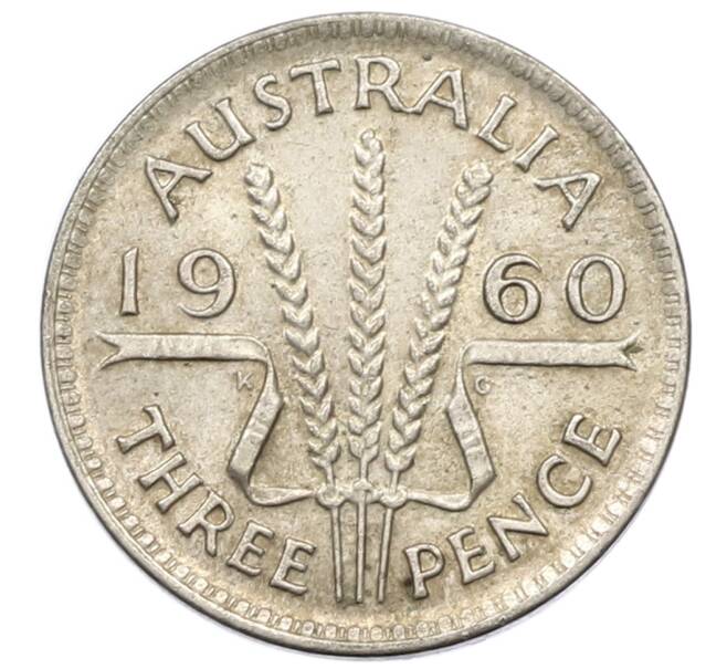 Монета 3 пенса 1960 года Австралия (Артикул: M2-81600) — Фото №1