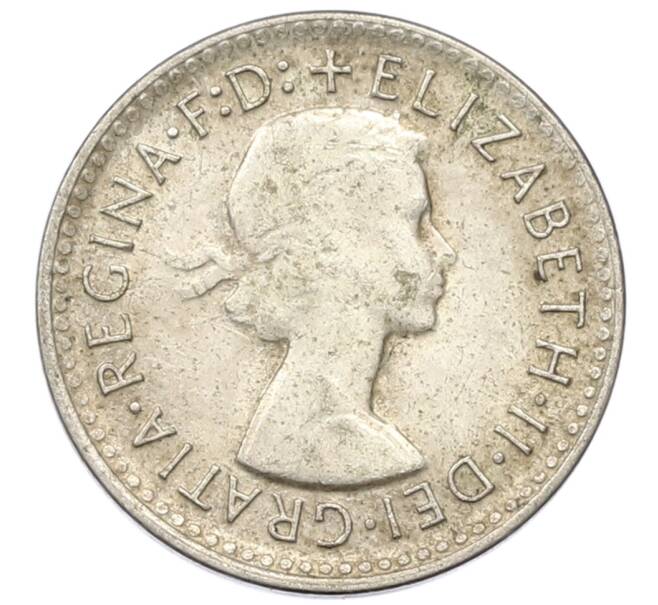 Монета 3 пенса 1960 года Австралия (Артикул: M2-81600) — Фото №2