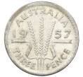 Монета 3 пенса 1957 года Австралия (Артикул: M2-81601) — Фото №1