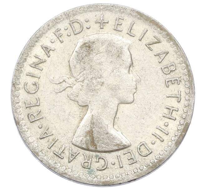 Монета 3 пенса 1957 года Австралия (Артикул: M2-81601) — Фото №2