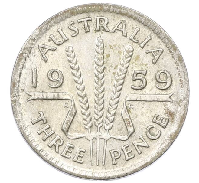Монета 3 пенса 1959 года Австралия (Артикул: M2-81603) — Фото №1