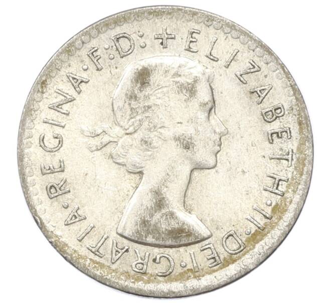Монета 3 пенса 1959 года Австралия (Артикул: M2-81603) — Фото №2
