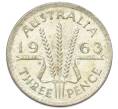 Монета 3 пенса 1963 года Австралия (Артикул: M2-81604) — Фото №1
