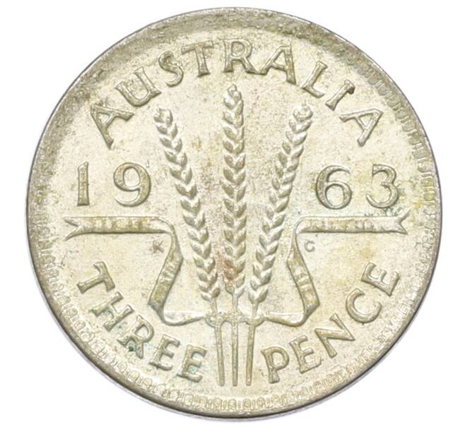 Монета 3 пенса 1963 года Австралия (Артикул: M2-81604) — Фото №1