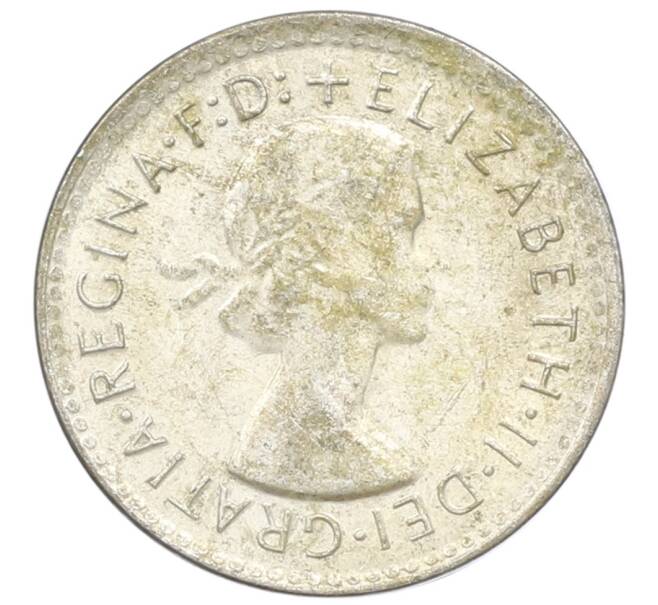 Монета 3 пенса 1963 года Австралия (Артикул: M2-81604) — Фото №2
