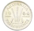 Монета 3 пенса 1964 года Австралия (Артикул: M2-81605) — Фото №1