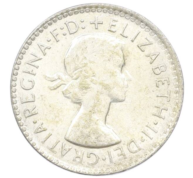Монета 3 пенса 1964 года Австралия (Артикул: M2-81605) — Фото №2