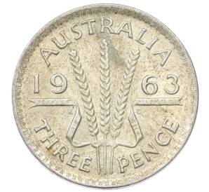 3 пенса 1963 года Австралия