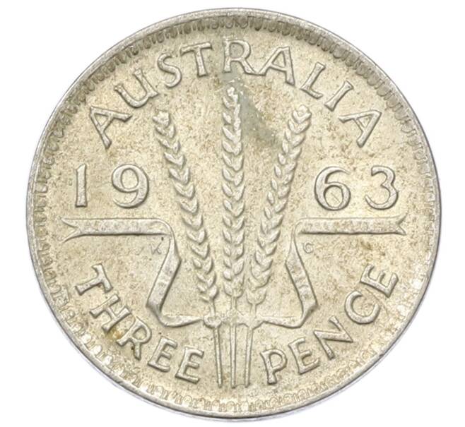 Монета 3 пенса 1963 года Австралия (Артикул: M2-81607) — Фото №1